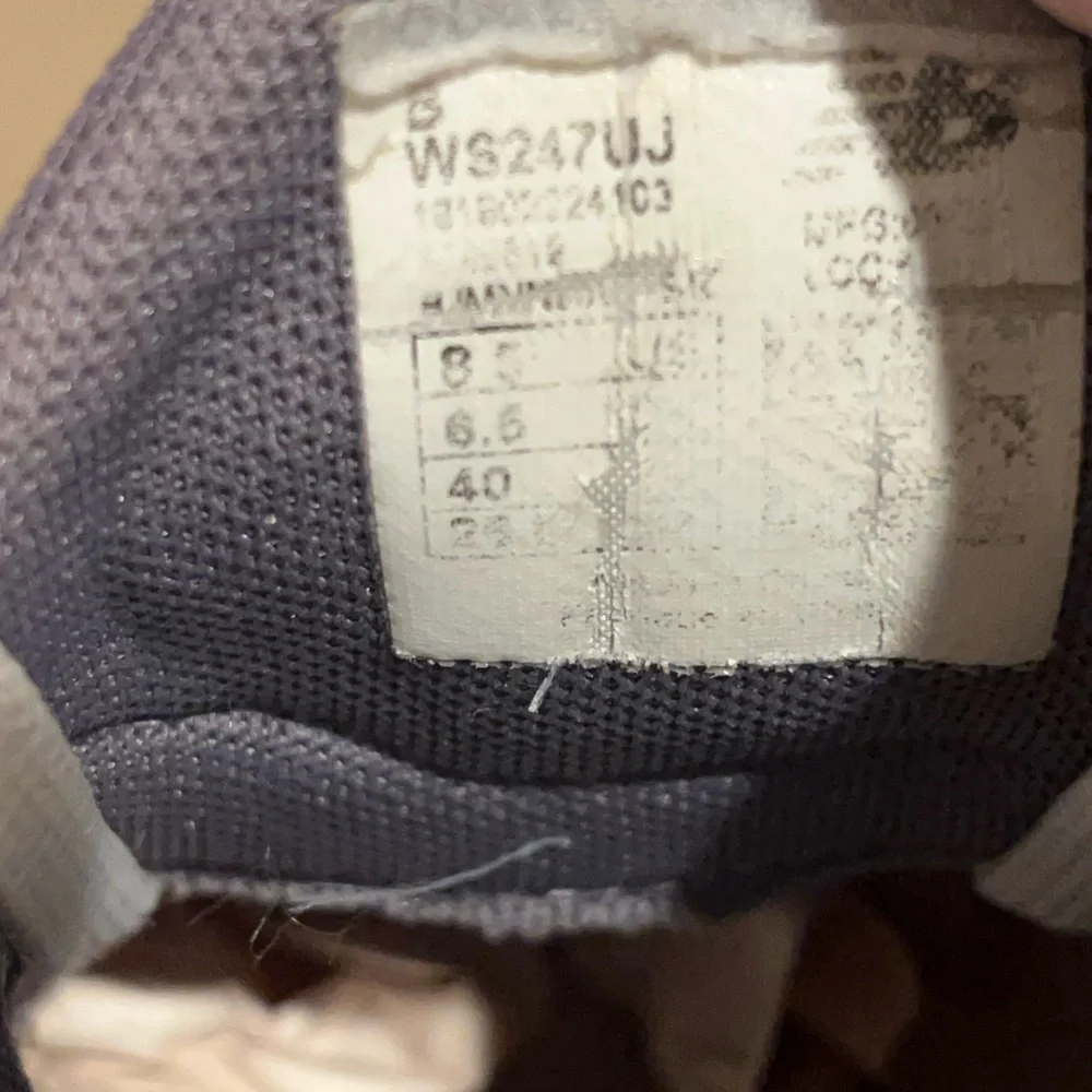 New Balance 247 Dark Lilac Sneakers, size 8.5